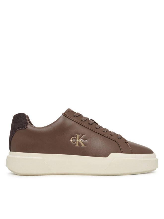 Calvin Klein Sneakers Calvin Klein Chunky Cupsole Laceup Croc Bt HM0HM02298 Dunkelbraun