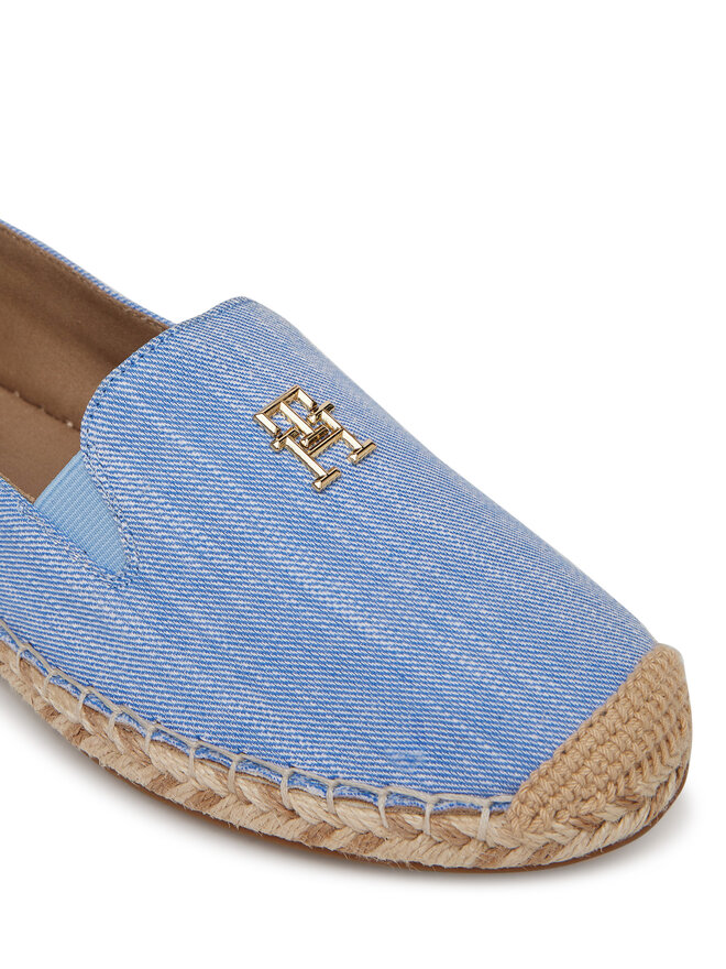 Tommy Hilfiger Еспадрильї Tommy Hilfiger Chambray Espadrille FW0FW08539 Голубий