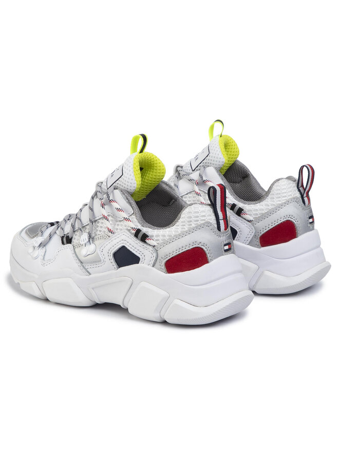 Tommy Hilfiger Sneakersy Tommy Hilfiger City Voyager Chunky Sneaker FW0FW04610 Biały