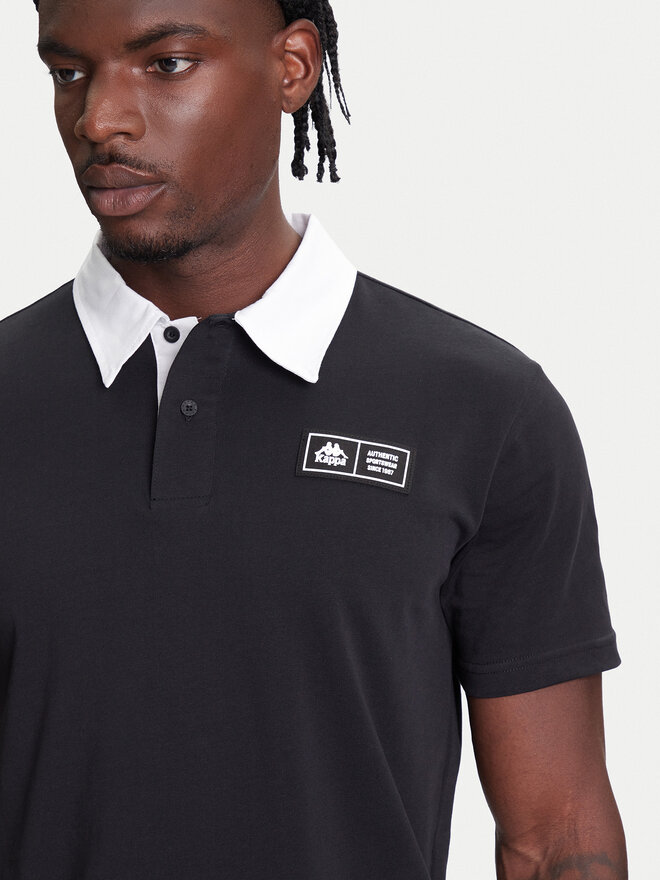 Kappa Kappa Polo Authentic Nilde 351R2IW Μαύρο Regular Fit