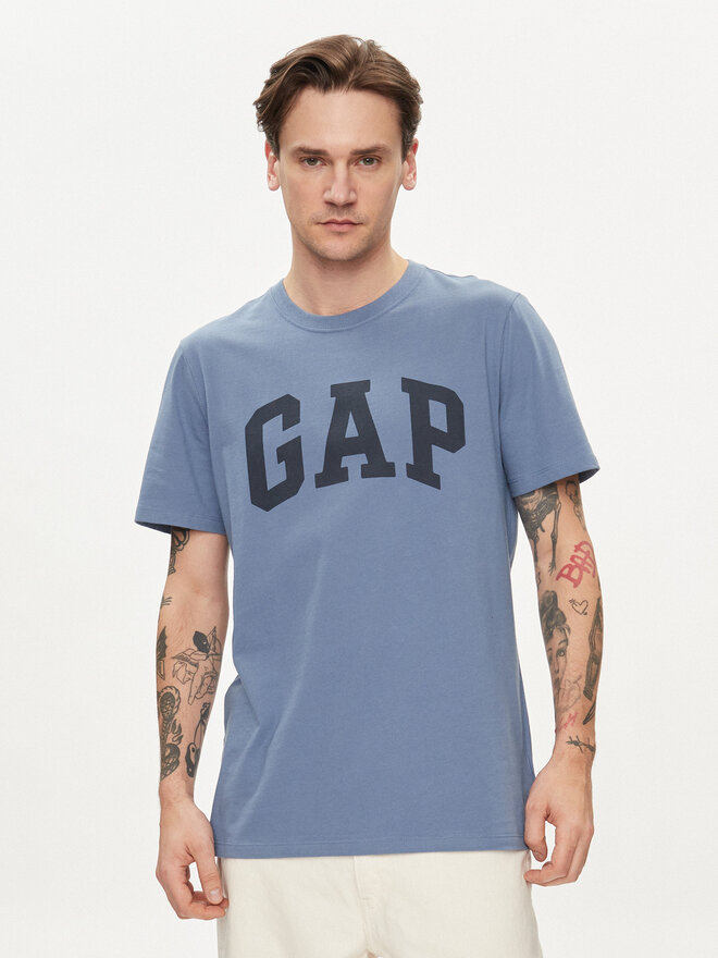 Gap Gap Marškinėliai 856659-02 Mėlyna Regular Fit