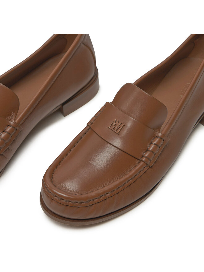 Max Mara Mokasyny Max Mara Mmloafer 24245262316 Brązowy