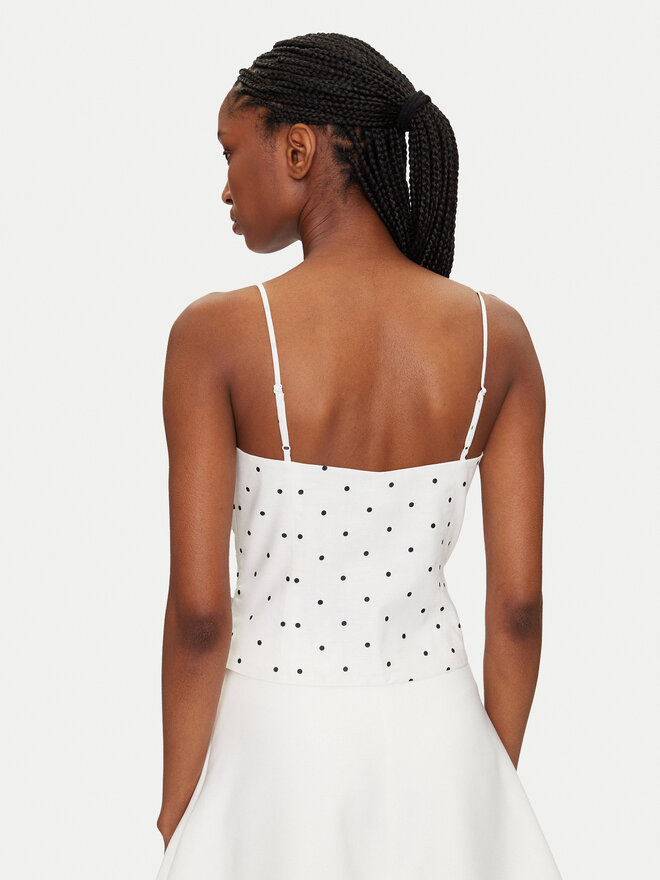 BARDOT BARDOT Felső Vieda 59755TB Fehér Regular Fit