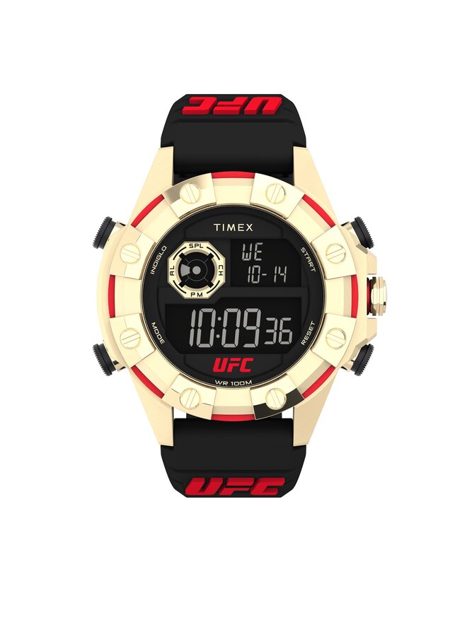 Timex Zegarek Timex Ufc Kick TW2V86600 Złoty