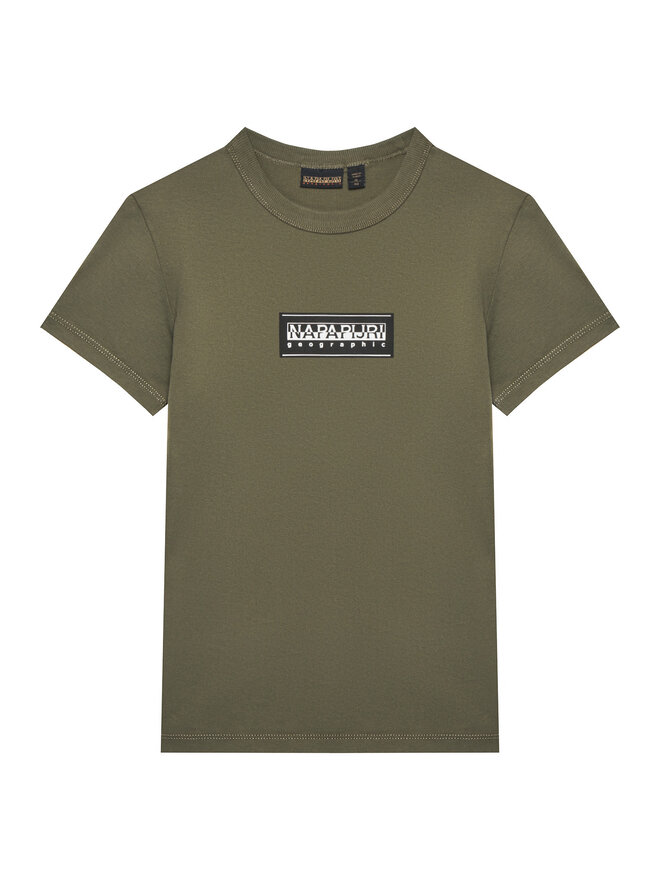 Napapijri Napapijri Póló S-Chamois NP0A4HYL D Zöld Regular Fit