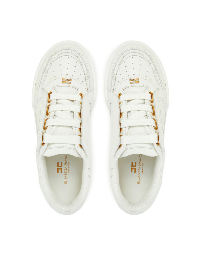 Elisabetta Franchi Снікерcи Elisabetta Franchi SA-48G-51E2-V420 Білий