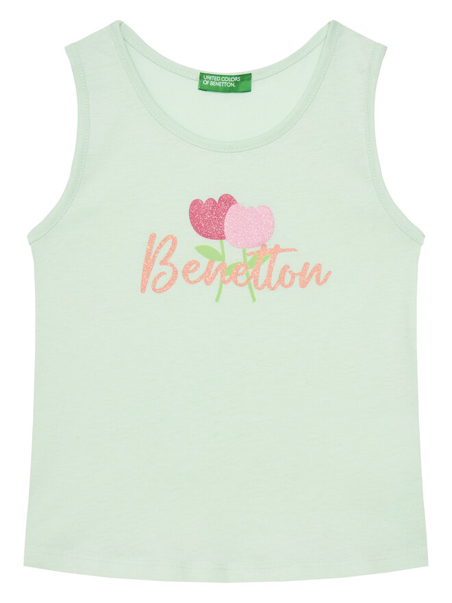 United Colors Of Benetton United Colors Of Benetton Felső 3I1XGH012 Zöld Regular Fit