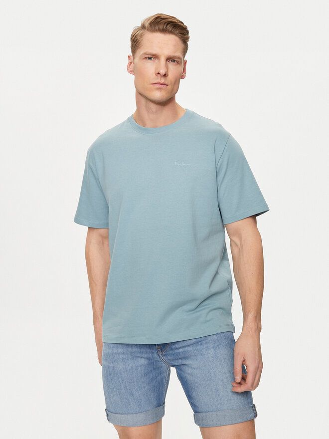 Pepe Jeans Pepe Jeans T-Shirt Connor PM509206 Μπλε Regular Fit