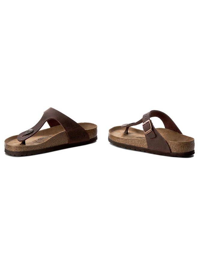 Birkenstock Čības uz pirksta Birkenstock Gizeh 0743831 Brūns