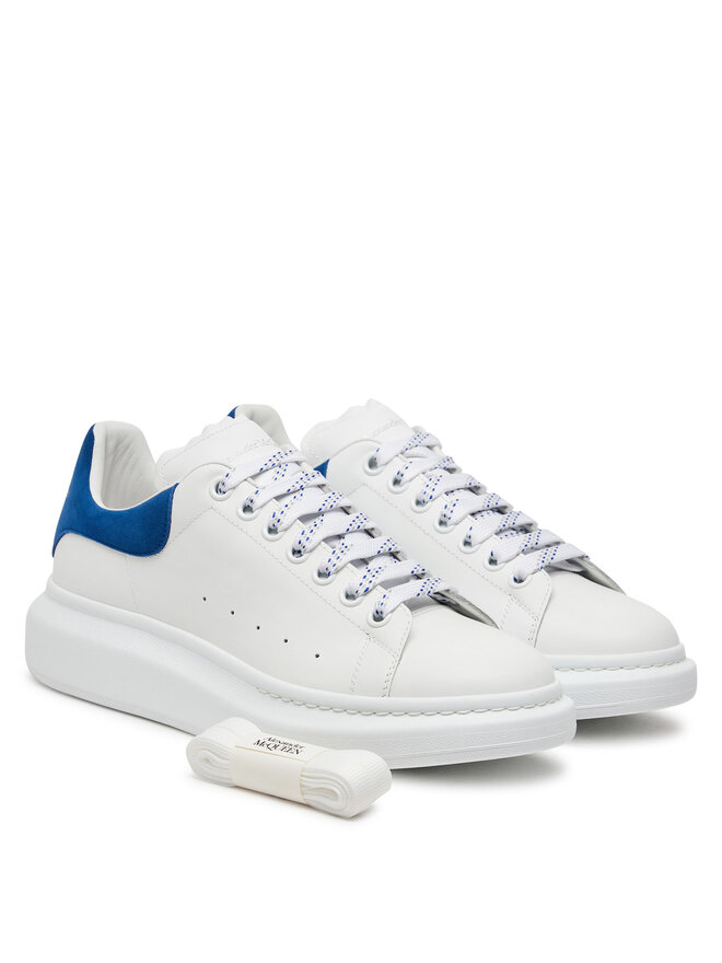 Alexander mcqueen sneakers blue and white deals