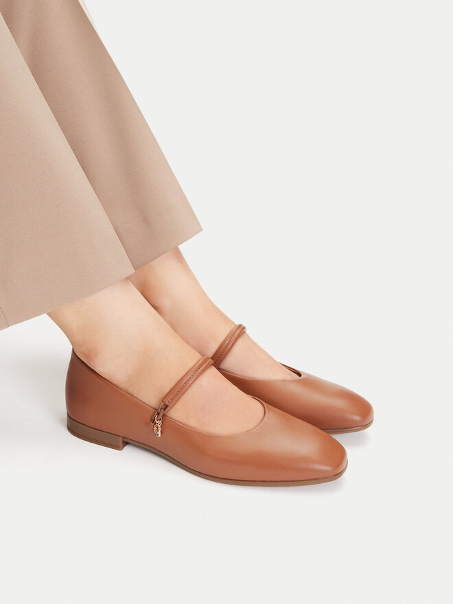 Lasocki Balerinke Lasocki CEO-RST-ROMI-64 Rjava