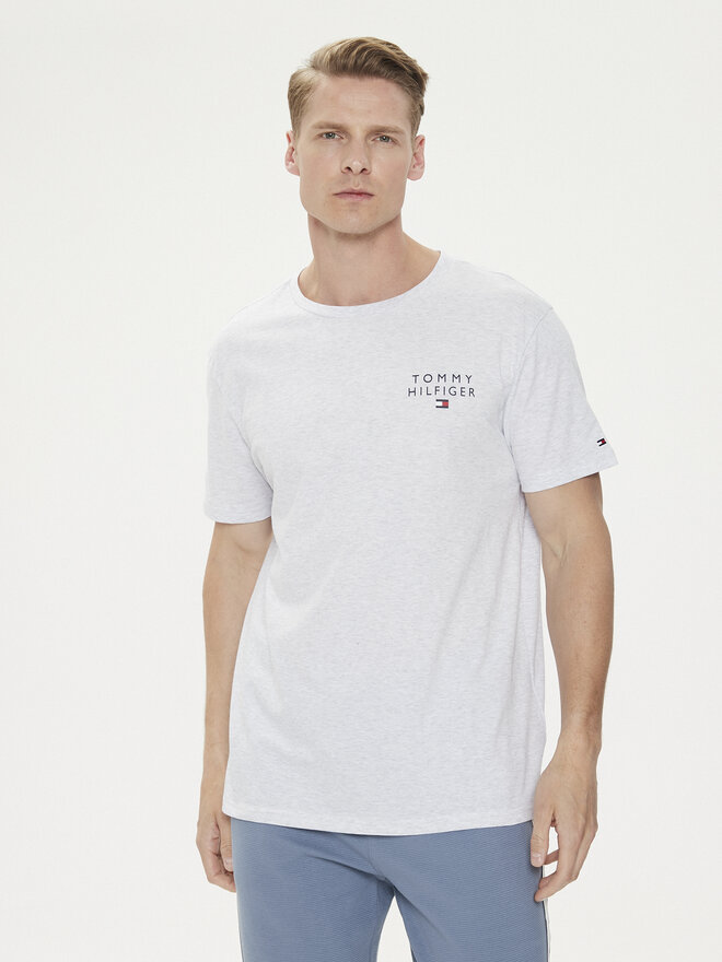 Tommy Hilfiger Tommy Hilfiger Marškinėliai Logo UM0UM02916 Pilka Regular Fit