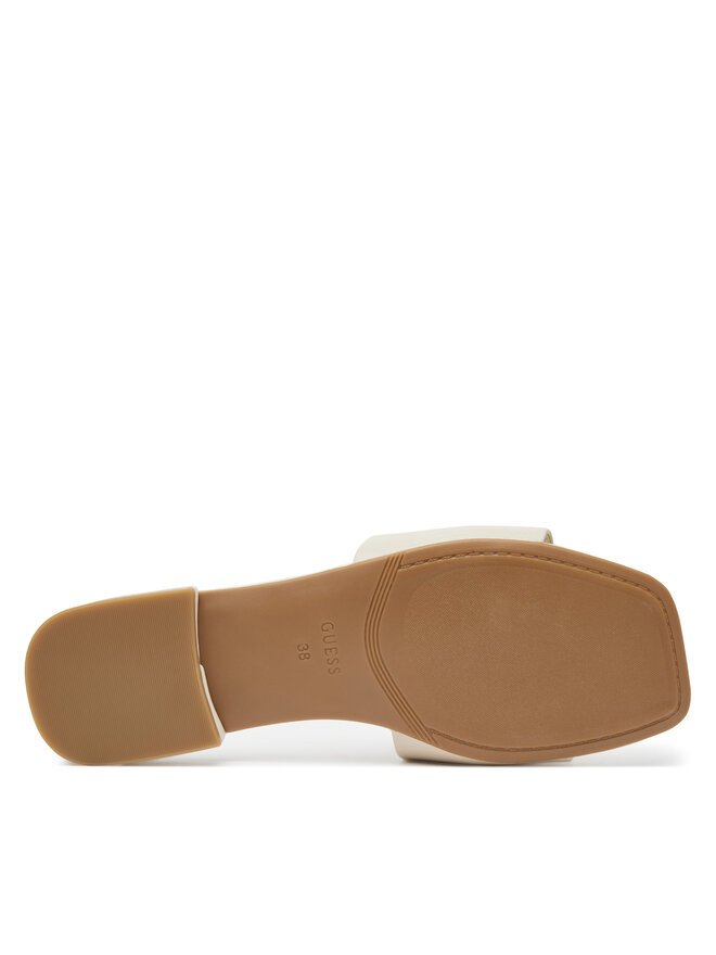 Guess Klapki Guess FLJTAR LEA19 Écru