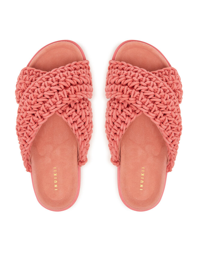 Inuikii Шльопанці Inuikii Woven 1004.003.0062 Рожевий