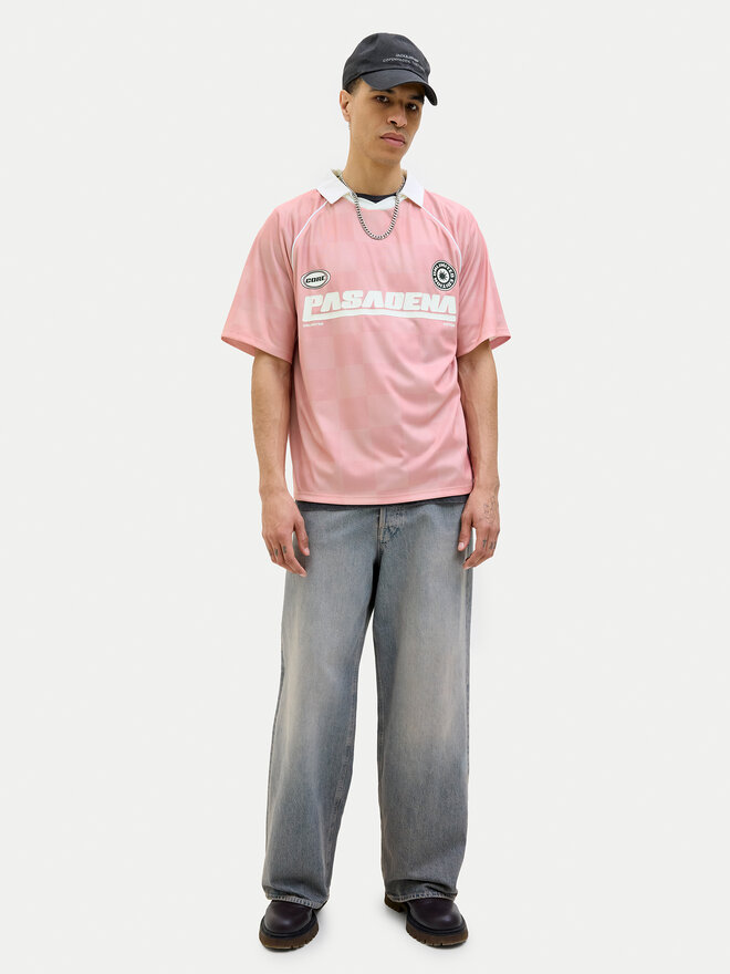 Jack&Jones Jack&Jones Pólóing Retreat 12277379 Rózsaszín Loose Fit