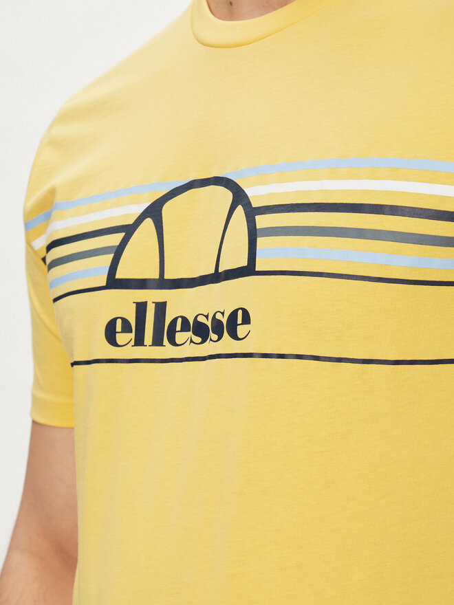 Ellesse Ellesse Marškinėliai Lentamente SHV11918 Geltona Regular Fit