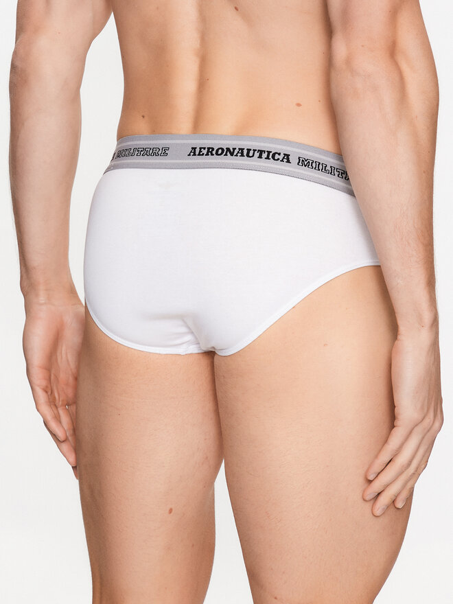 Aeronautica Militare Aeronautica Militare Σετ σλιπ 2 τμχ. AM1USL001 Λευκό