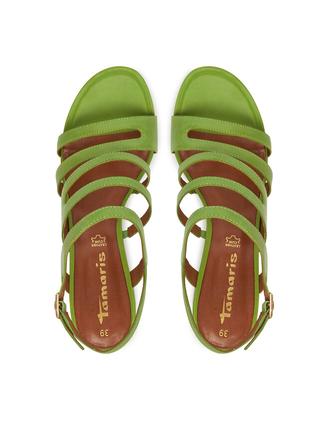 Tamaris Sandály Tamaris 1-28359-44 Zelená