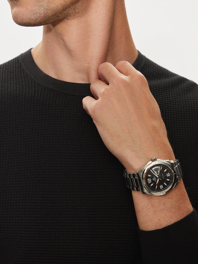 Casio Zegarek Casio Edifice EF-129D-1AVEF Srebrny