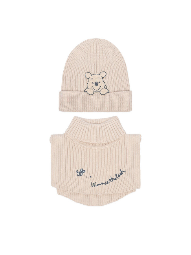 Winnie The Pooh Set Mütze und Loop-Schal Winnie The Pooh CEO-ACCCS-AW26-218WTP Beige