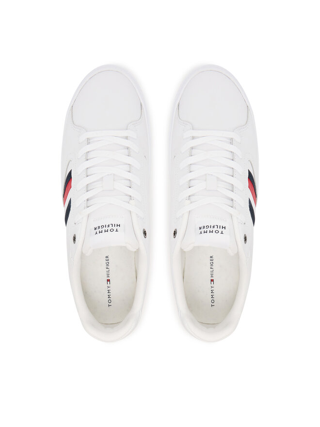 Tommy Hilfiger Sneakers Tommy Hilfiger Icon Court Stripes FM0FM05628 Weiß