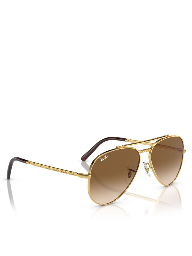 Ray-Ban Okulary przeciwsłoneczne Ray-Ban New Aviator 0RB3625 001/51 Złoty