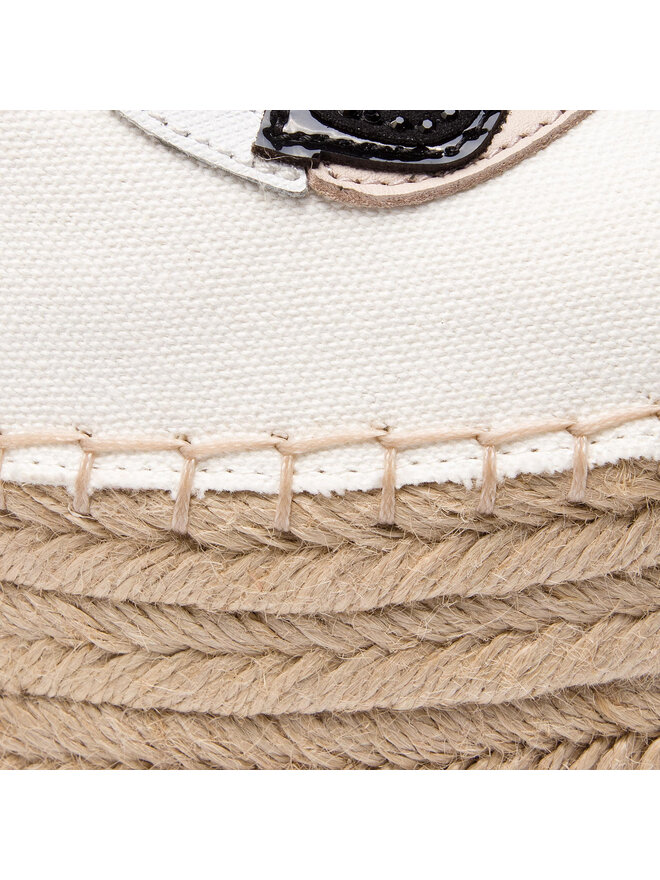 KARL LAGERFELD Espadryle KARL LAGERFELD KL80311 Biały