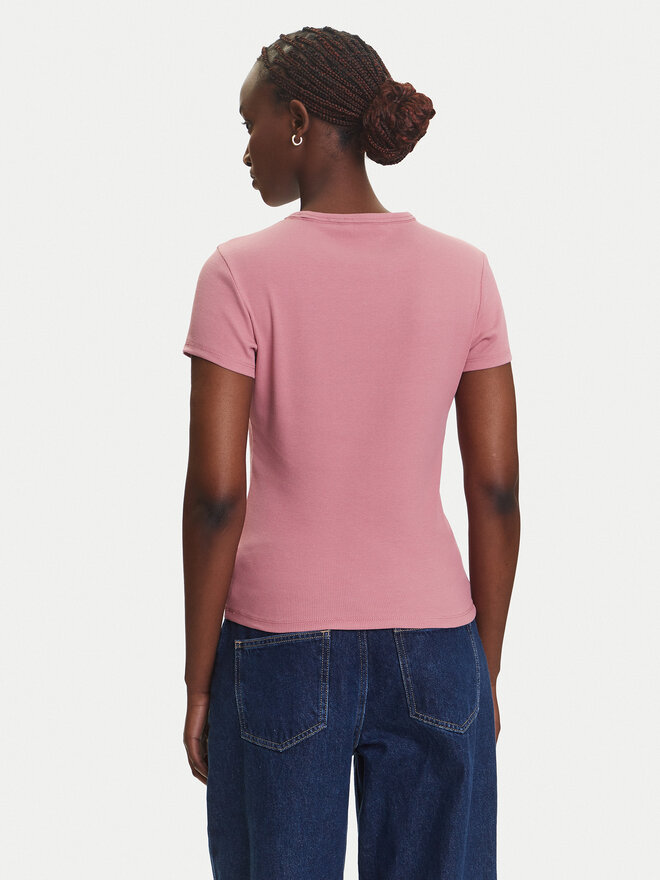 Tommy Jeans Tommy Jeans Camiseta Essential DW0DW17383 Rosa Slim Fit