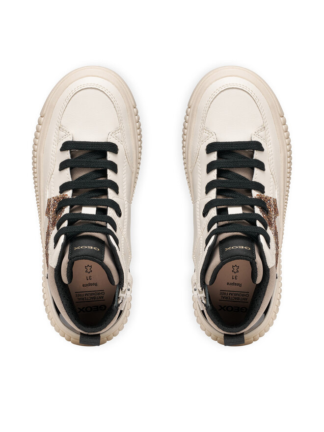 Geox Sneakers Geox J Laquinny Girl J66M3D 05402 C1MB6 M Creme
