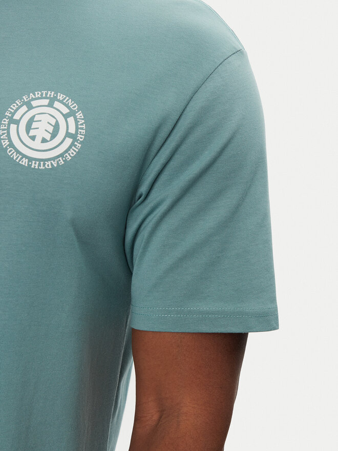 Element Element Camiseta ELYZT00490 Verde Regular Fit