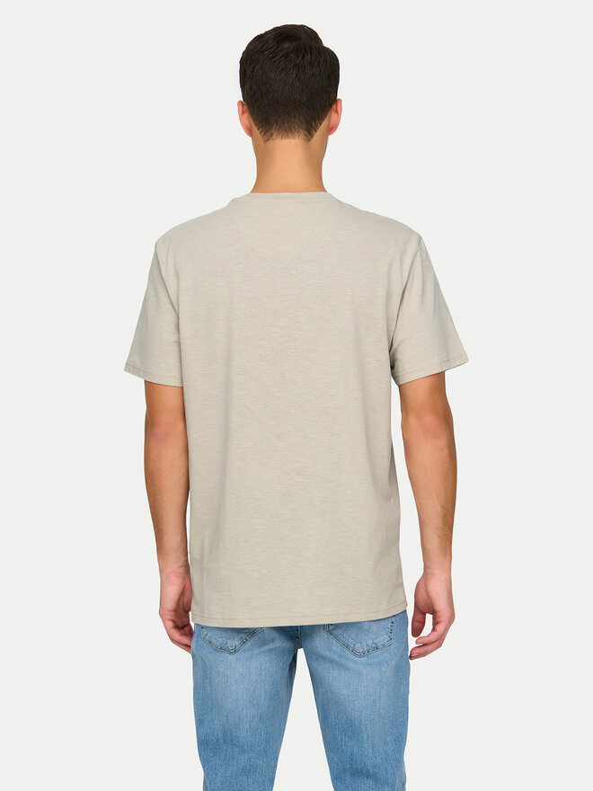 Only & Sons Only & Sons Футболка 22025286 Бежевий Regular Fit