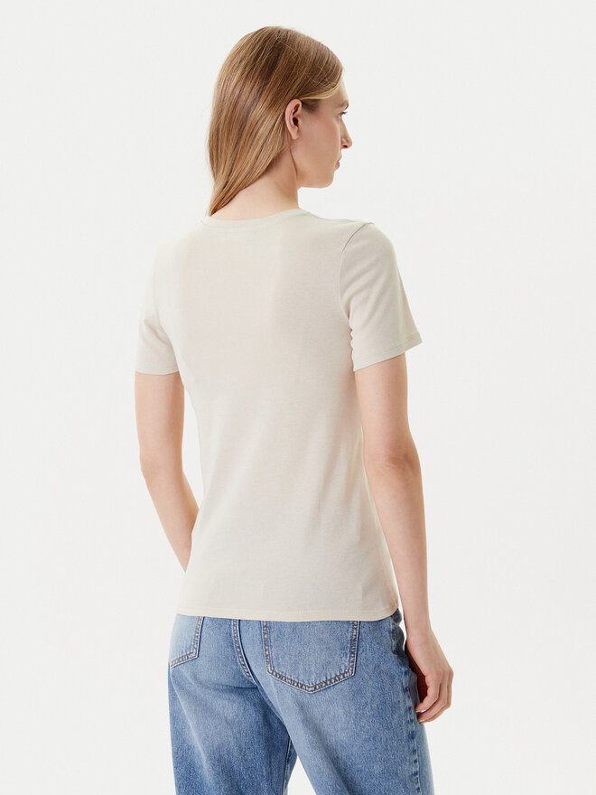United Colors Of Benetton United Colors Of Benetton Marškinėliai 3GA2E4230 Smėlio Regular Fit