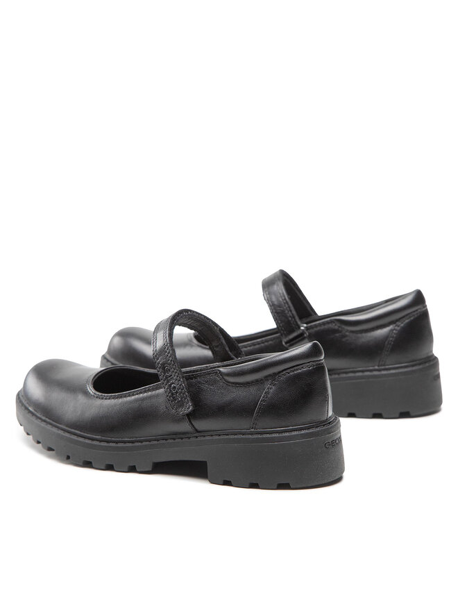 Geox Halbschuhe Geox J Casey G. P J6420P 00085 C9999 S Schwarz