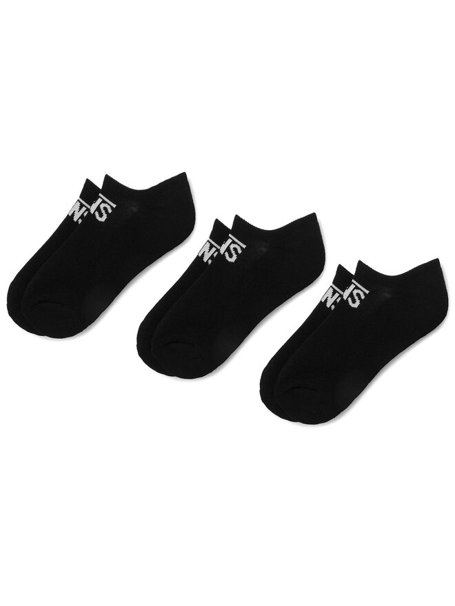 Lot de 3 paires de chaussettes basses femme Vans Classic Kick VN000XNRBLK Noir chaussures