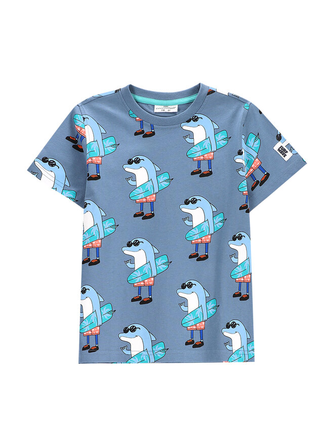 Coccodrillo Coccodrillo Camiseta WC5143203HBK Azul Regular Fit