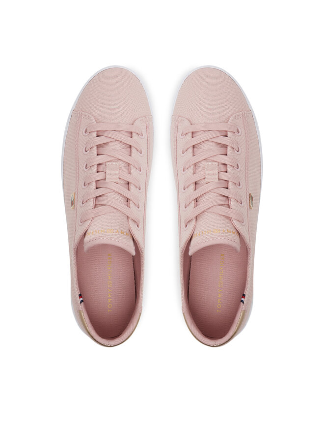 Tommy Hilfiger Αθλητικά Tommy Hilfiger Vulc Canvas Lace Up Sneaker FW0FW08647 Ροζ