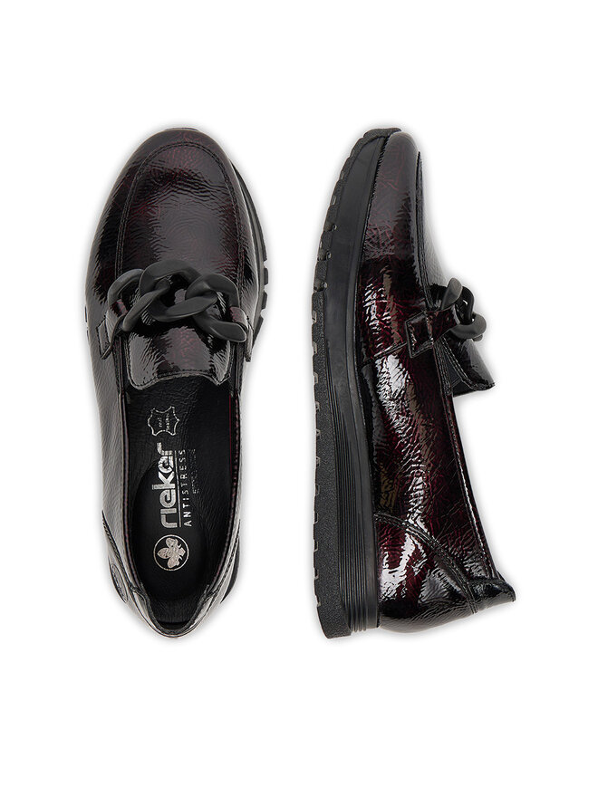 Rieker Halbschuhe Rieker 49051-35 Dunkelrot