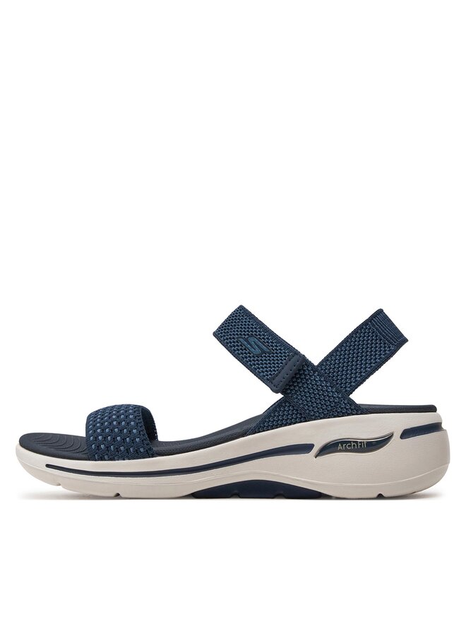 Skechers Sandały Skechers Go Walk Arch Fit Sandal-Polished 140264/NVY Granatowy