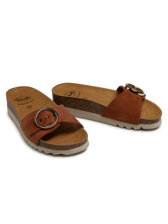 Scholl Παντόφλες Scholl Malibu Mule F29318 1175 350 Καφέ