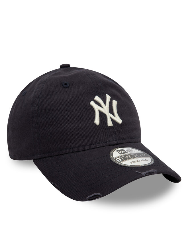 New Era Czapka z daszkiem New Era Distressed 9Forty New York Yankees 60595226 Granatowy