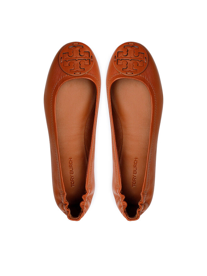 Tory Burch Bailarinas Tory Burch Minnie Travel Ballet 137776 Marrón