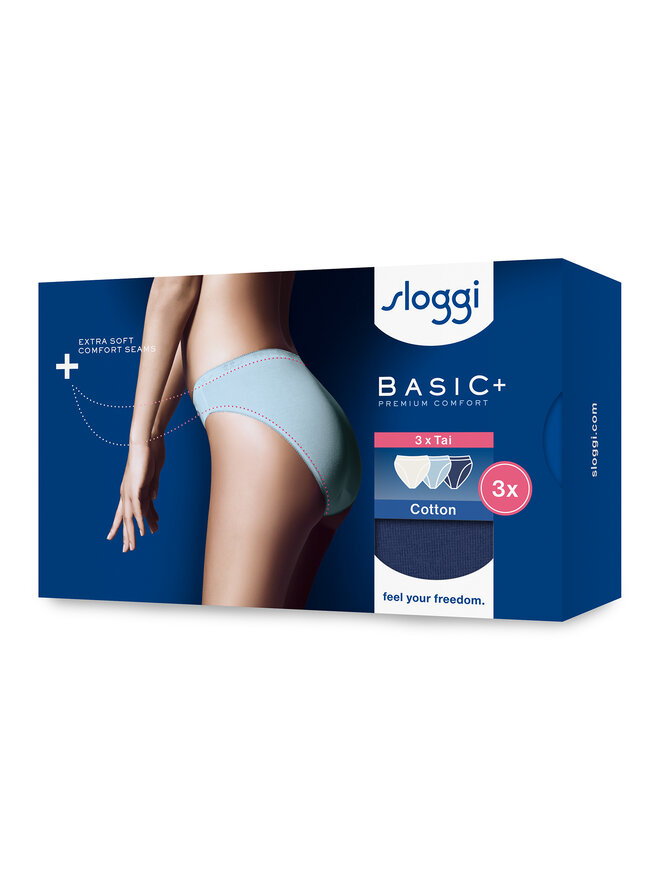 Sloggi Sloggi 3 db klasszikus alsó Basic 10222391 Kék