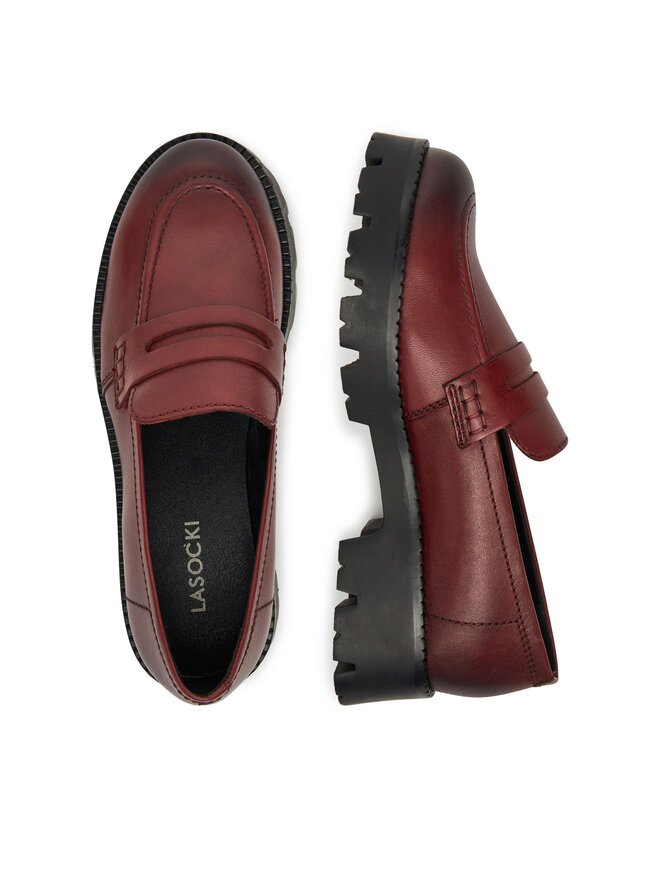 Lasocki Chunky loafers Lasocki CEO-WI16-780-03 Bordeaux