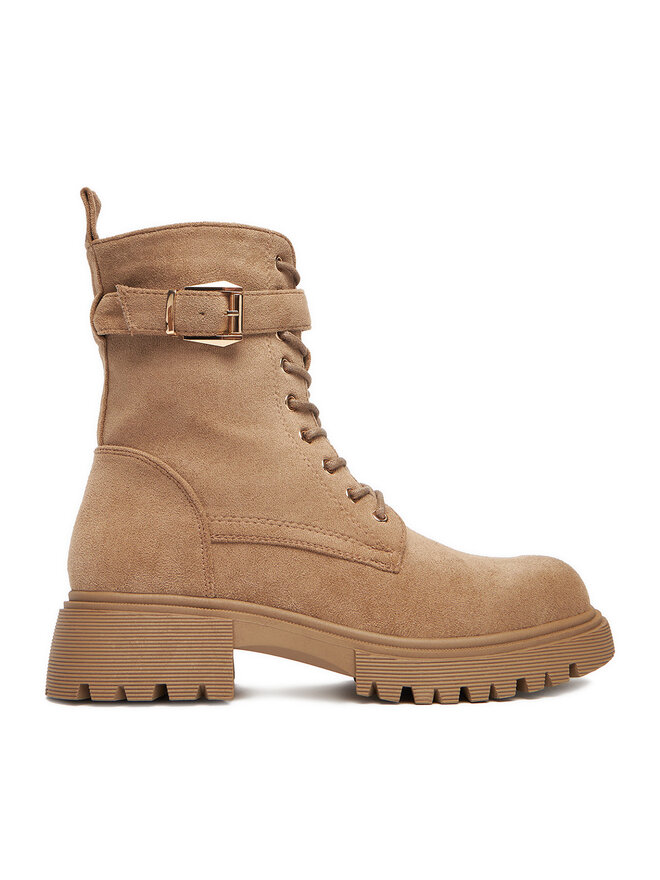 DeeZee Botines planos DeeZee 5699 Beis