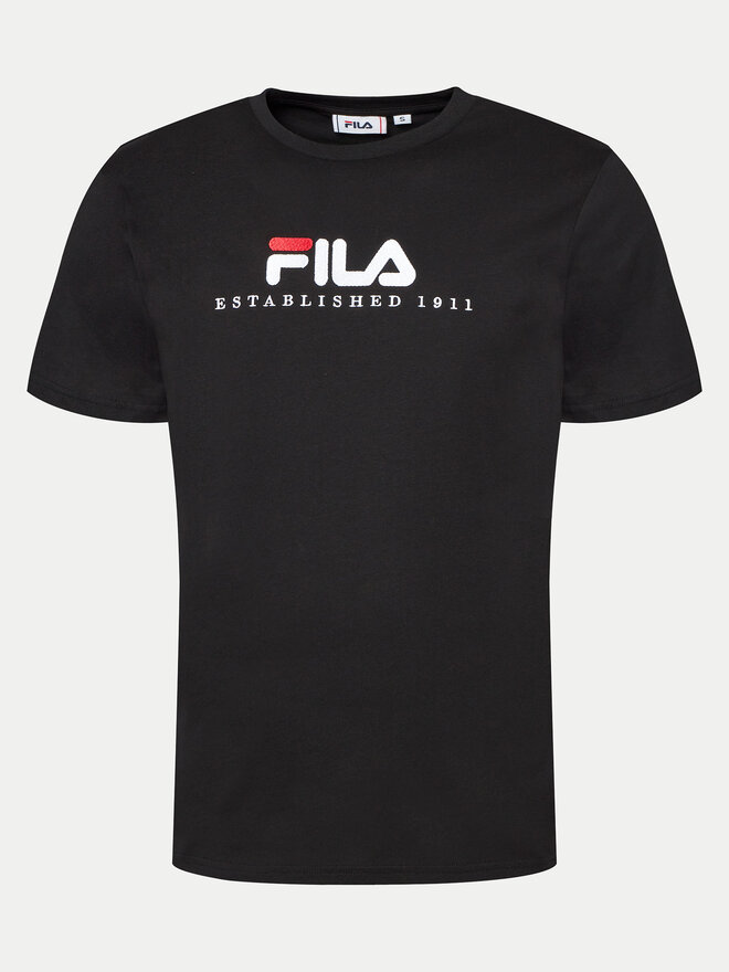 Fila Fila Marškinėliai FAU0147 Juoda Regular Fit