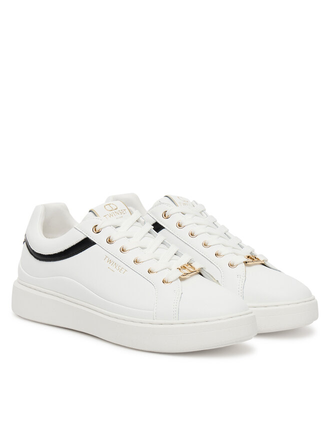 TWINSET Сникърси TWINSET 252TCP020 Бял