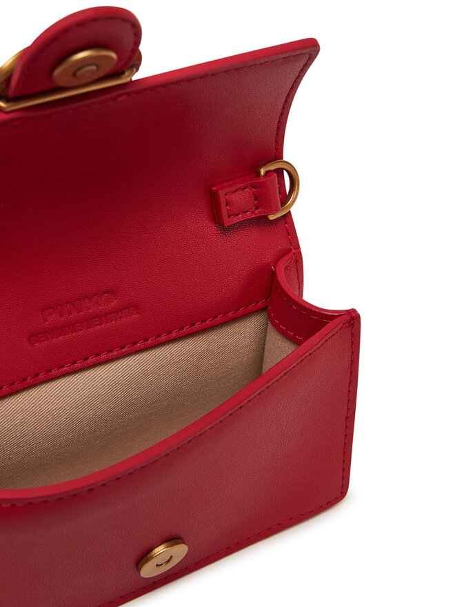 PINKO Τσάντα PINKO Love One Micro C . AI 24-25 PCPL 100064 A0F1 Κόκκινο