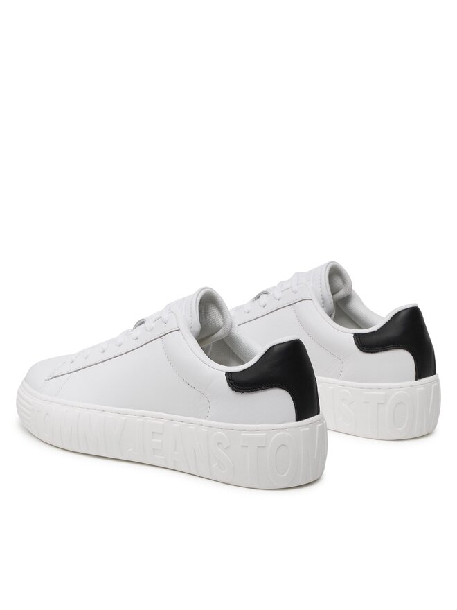 Tommy Jeans Sneakers Tommy Jeans Leather Outsole EM0EM01159 Alb