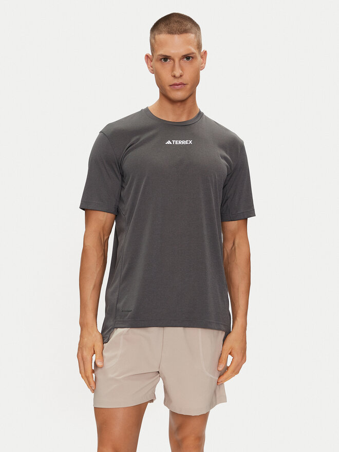 adidas adidas Marškinėliai Terrex Multi T-Shirt HM4048 Juoda Regular Fit