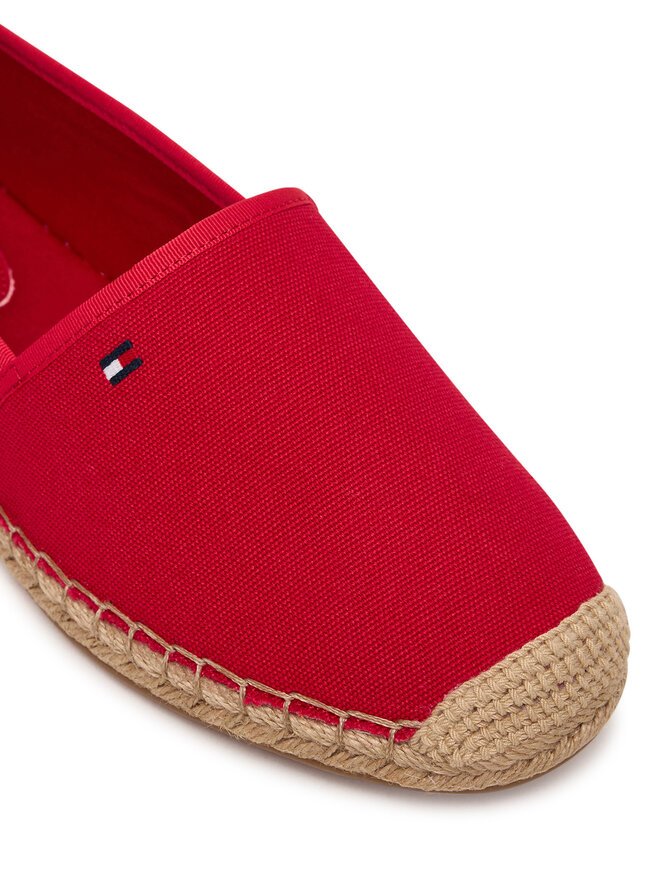 Tommy Hilfiger Espadrilles Tommy Hilfiger Flag Canvas Espadrille FW0FW08541 Rot